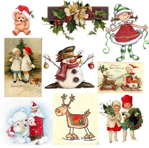 Маленькие новогодние картинки