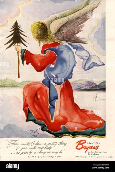 Сальвадор дали Рождественская открытка