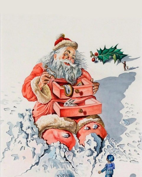 Сальвадор дали Рождество картина