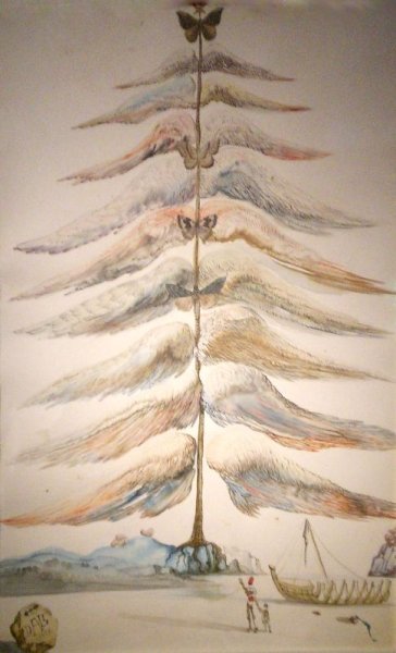 Сальвадор дали Рождественская открытка