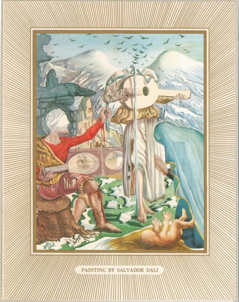 Рождественские открытки Сальвадора дали