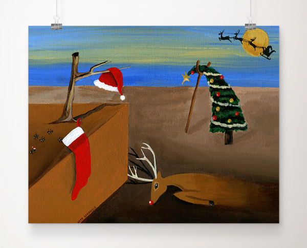 Новогодние открытки Сальвадора дали