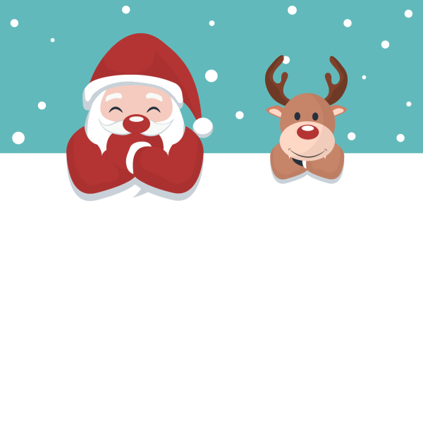 Тайный Санта рисунок