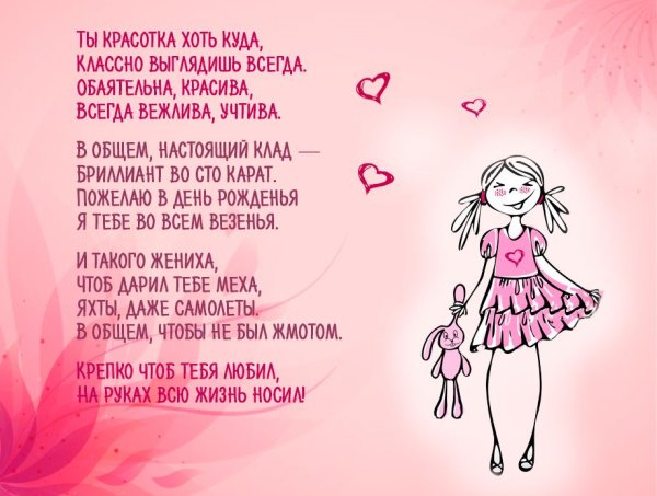 Поздравления с днём рождения женщине