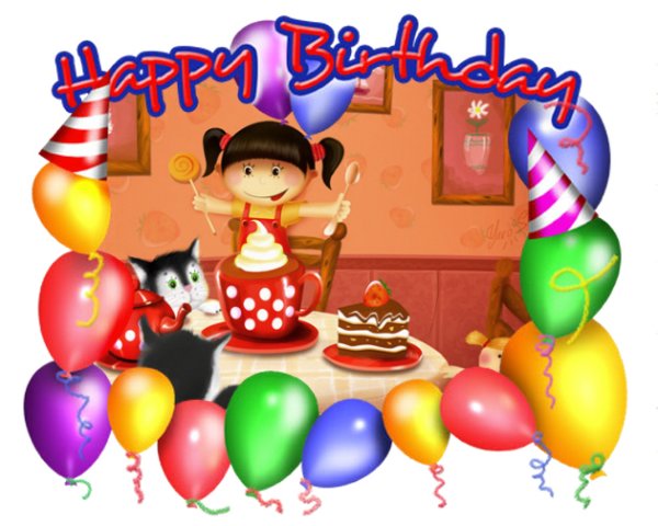 Поздравляю с именинницей