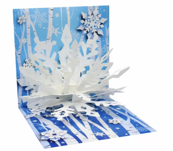 Новогодняя открытка поп ап