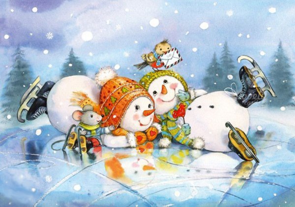 Новогодние картинки для детей