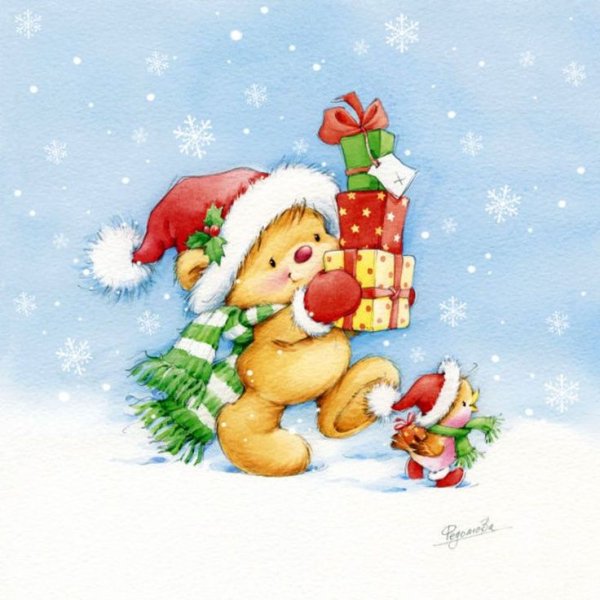 Новогодние рисунки