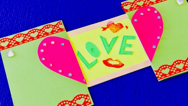 Открытка для мамы легкая