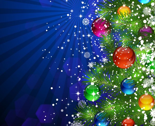 Праздничный новогодний фон