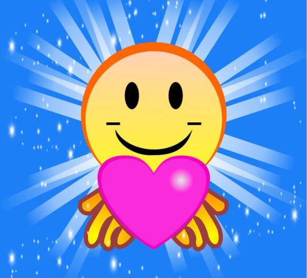 Солнышко с сердечком