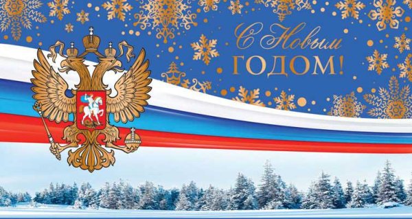 Новогодняя открытка МВД