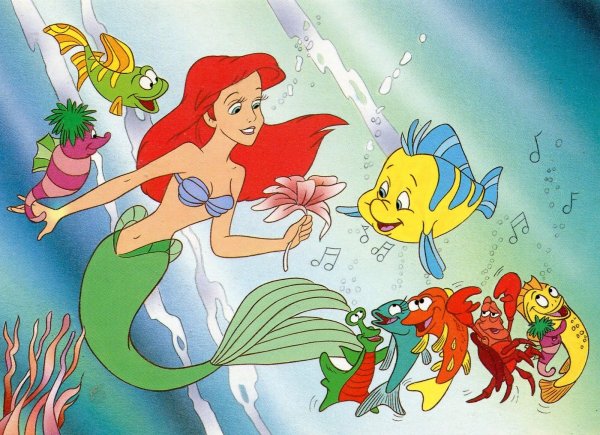 Открытка "Русалка"