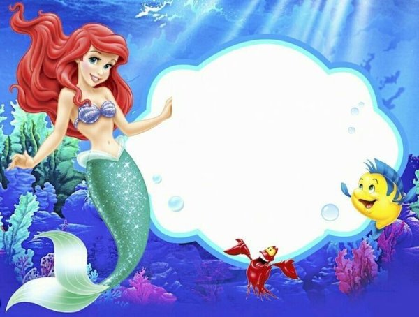 Карточки русалки