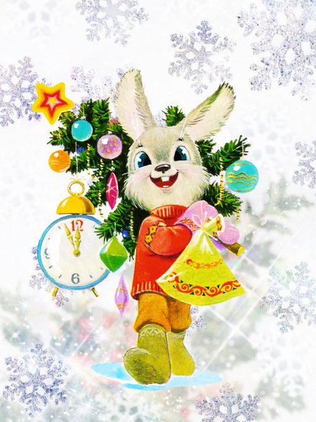 Новогодние открытки Владимира Зарубина