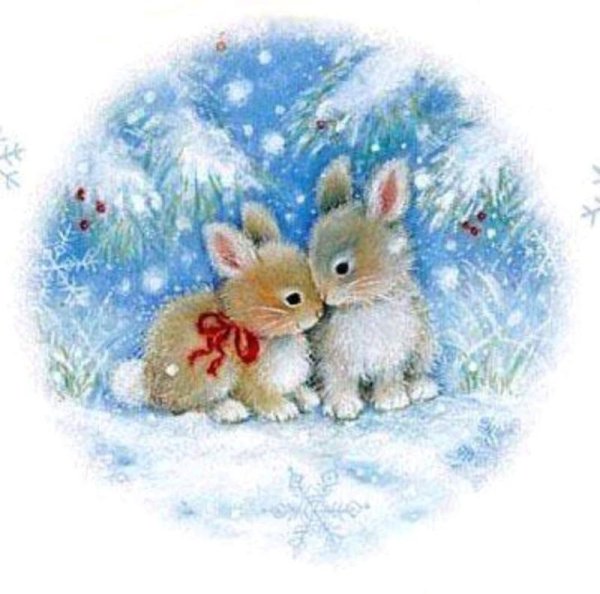 Новогодний зайчик