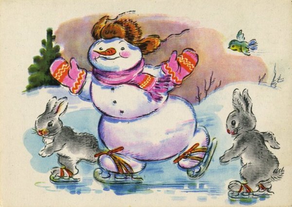 Зимние сказочные зверушки для детей