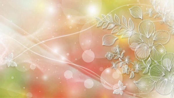 Фон с цветами для текста