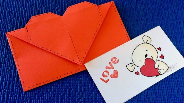 Винтажная открытка с новорожденным