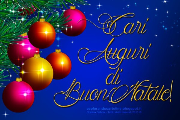 Картинка feliz Navidad e buon Natale