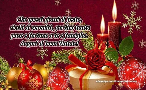 Открытки auguri di buon Natale
