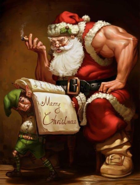 Прикольные новогодние картинки