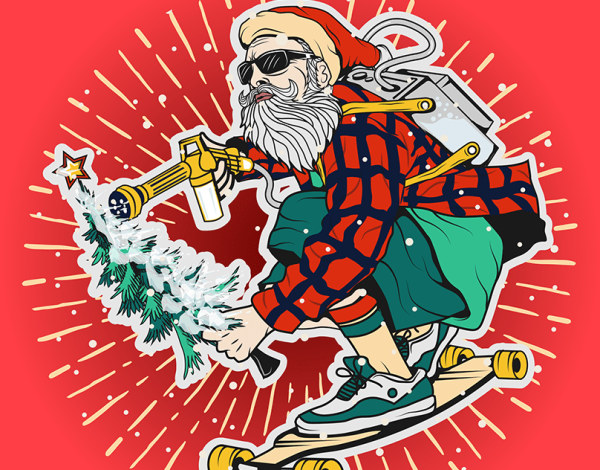 Логотип Bad Santa