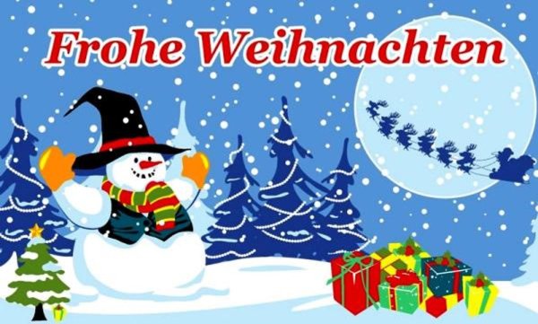 Открытки Frohe Weihnachten немецкие