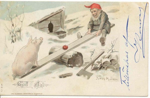 Старые финские новогодние открытки