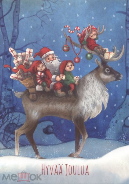 Рождество в Финляндии открытки