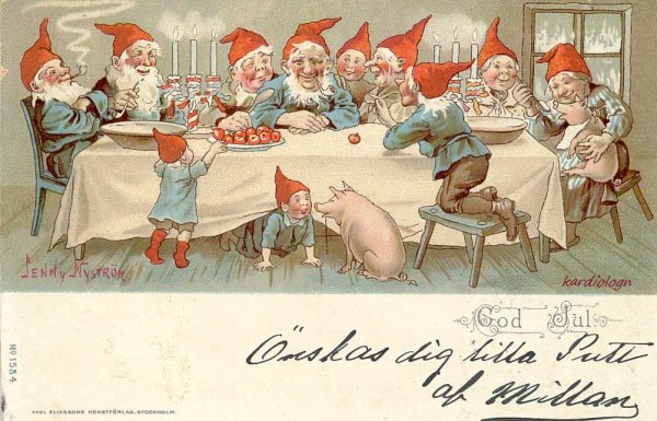 Jenny Nystrom открытки Ниссе