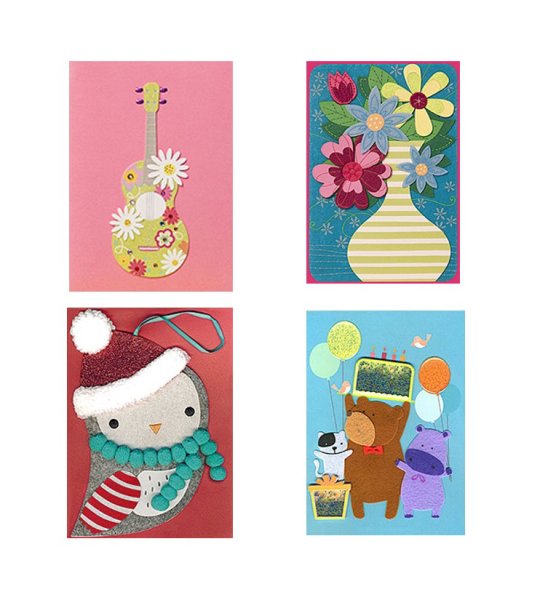 Открытка Лакарт дизайн тройная код 10