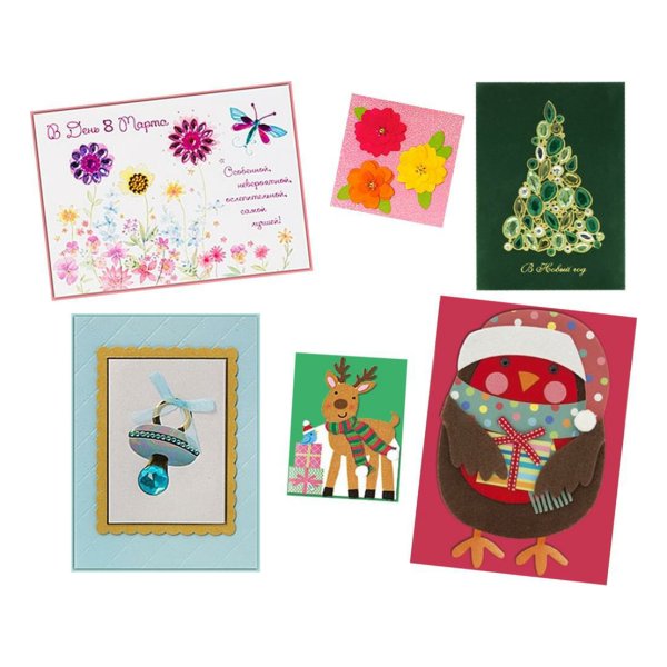 Новогодние открытки Лакарт дизайн