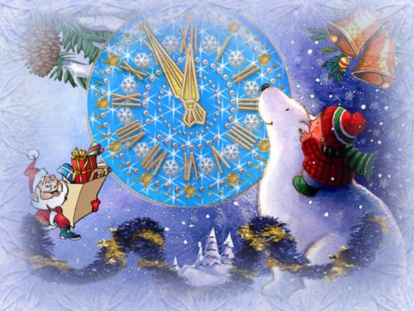 Новогодние часы куранты