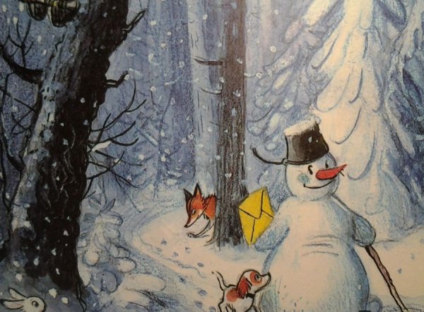 Сутеев Снеговик почтовик