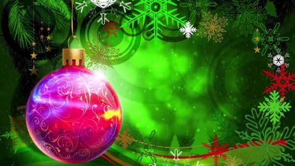 Новогодние заставки для видеомонтажа