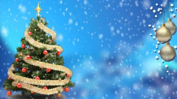Новогодние заставки для видеомонтажа