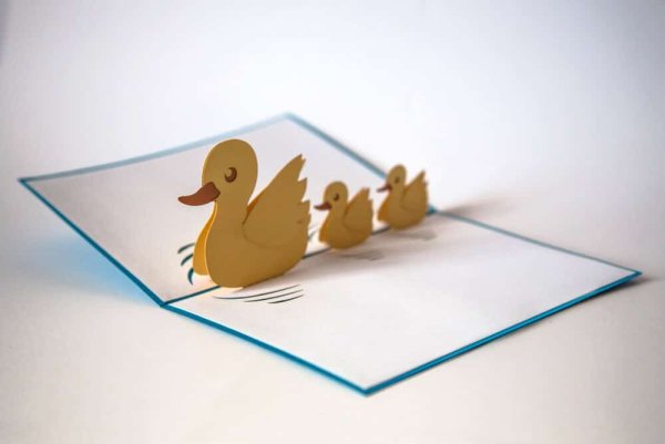 Объемная открытка