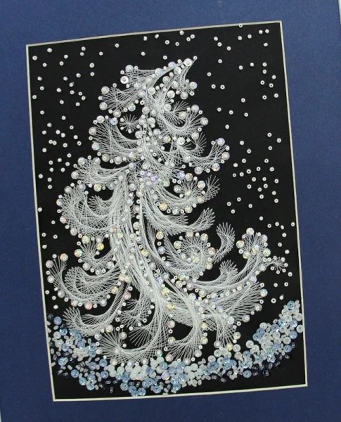 Изонить открытка