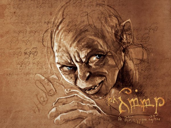 Голлум из Властелина колец арт