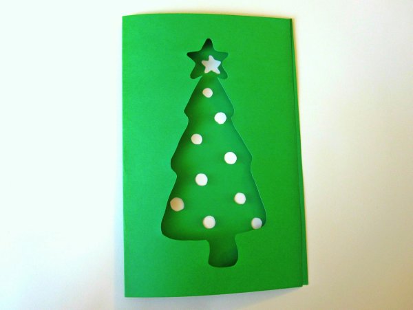 Открытка елочка