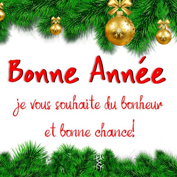 Поздравление с новым годом на французском языке