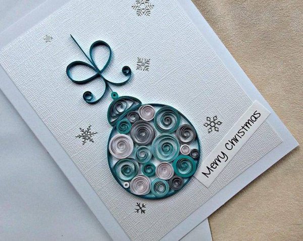 Елка в стиле квиллинг