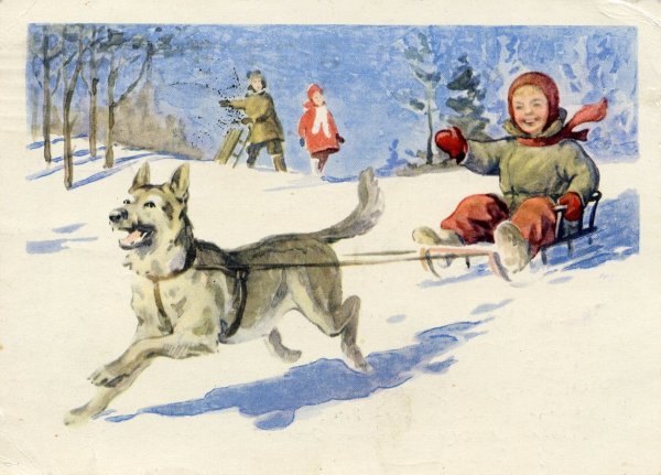 Советские новогодние плакаты