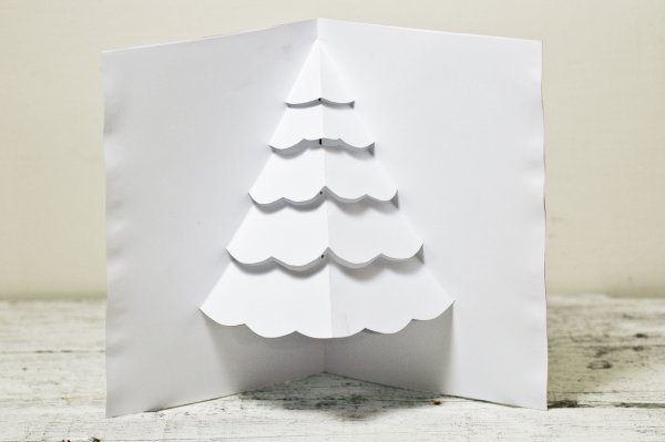 Новогодняя открытка Pop-up