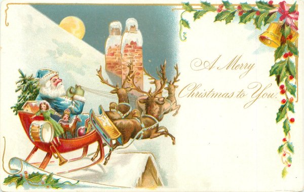 Новогодние открытки ретро