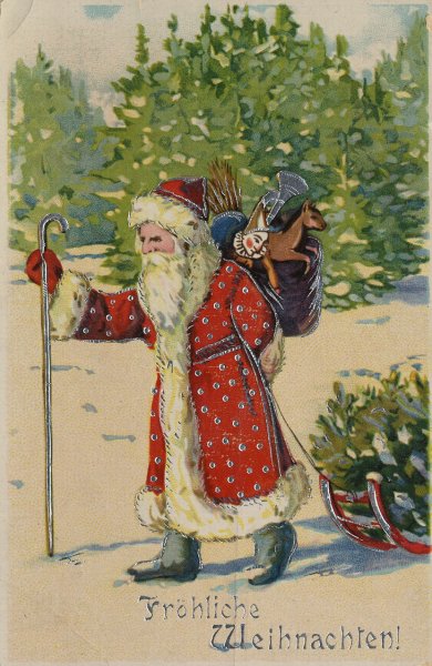 Немецкие новогодние открытки