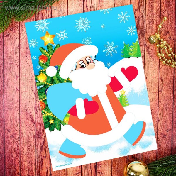 Новогодние аппликации для малышей