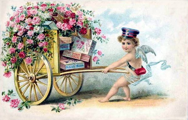 Винтажные открытки с днем рождения