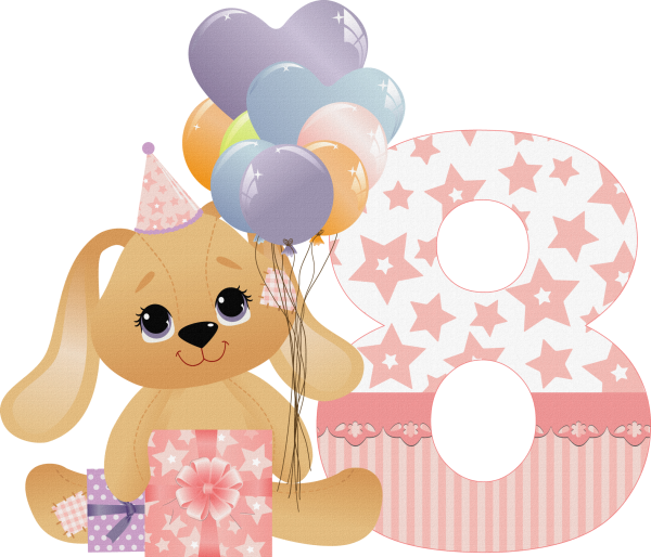 8 Месяцев открытка